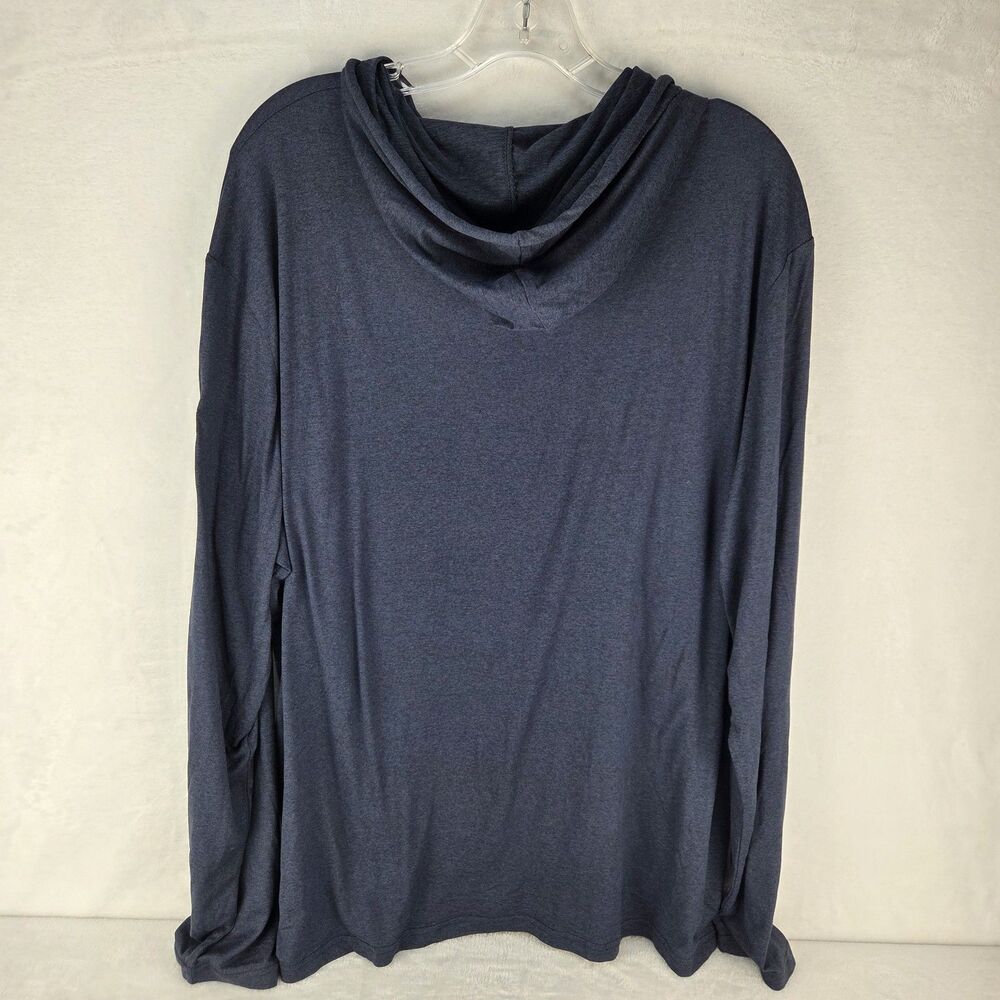 NY Yankees SGA XL Lightweight Hoodie Ford Sleeve Logo Pullover Blue - Picture 7 of 12